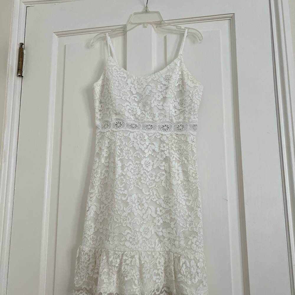 Aqua White Textured Fabric